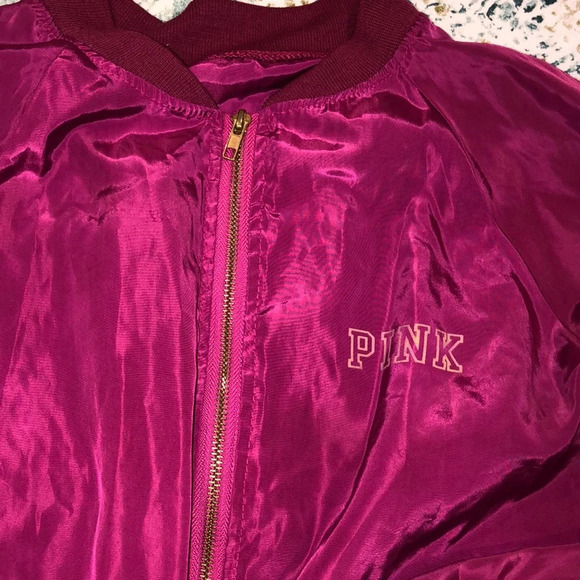 PINK Victoria’s Secret pink bomber varsity jacket - Picture 5 of 6